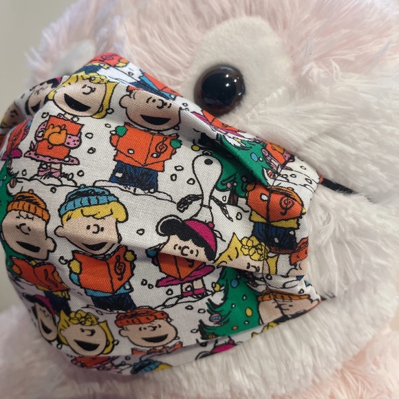 Face Mask Christmas Snoopy Woodstock Charlie Brown - Picture 2 of 3